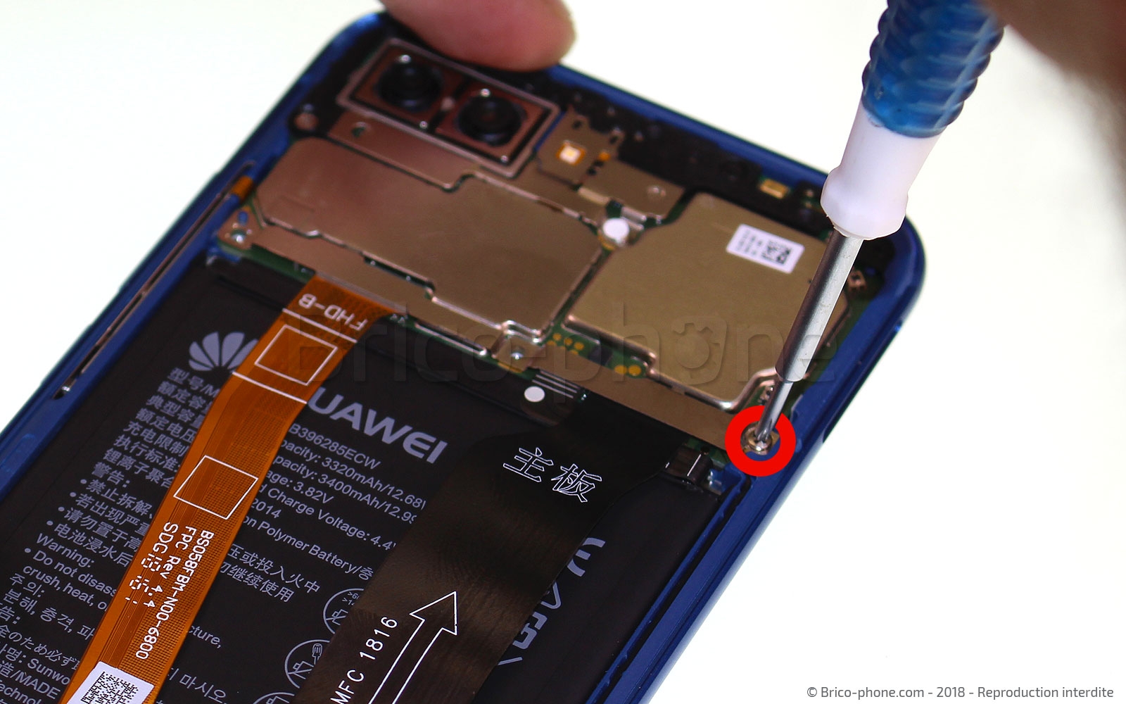 Changement de batterie sur Honor 10 photo 2