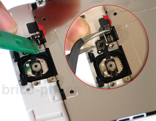 Changement d'écran complet pré-monté (châssis+vitre+LCD) sur iPhone 6 Plus photo 1