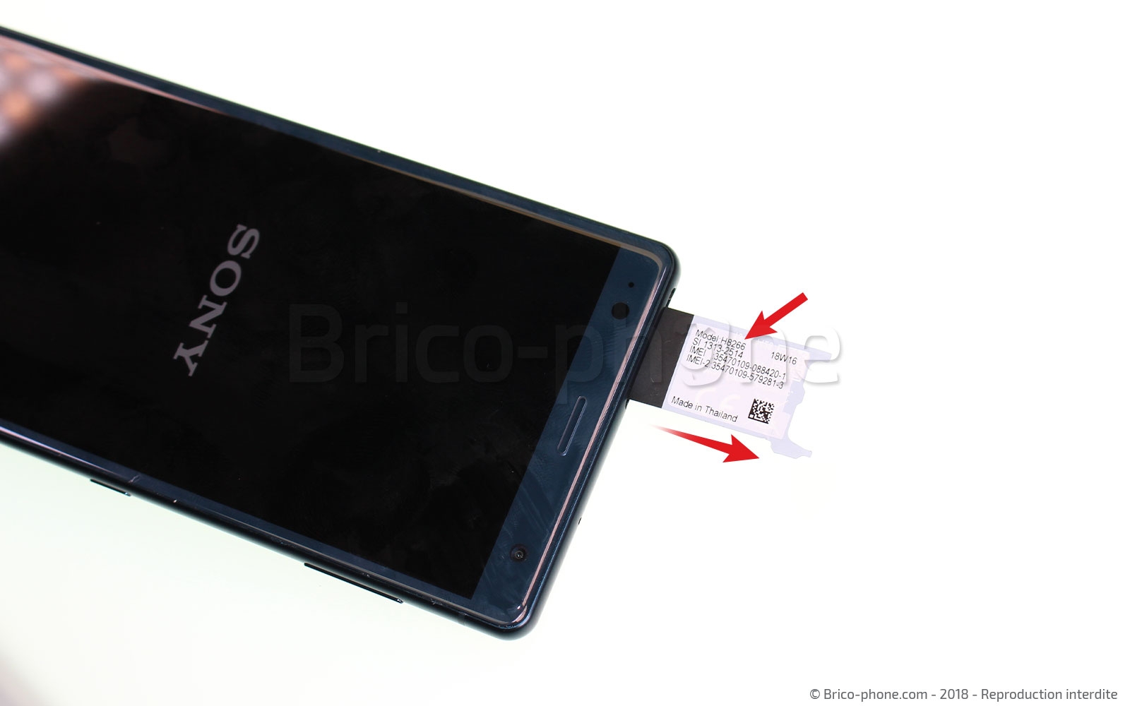 Changement de nappe power / volume sur Xperia XZ2 photo 1