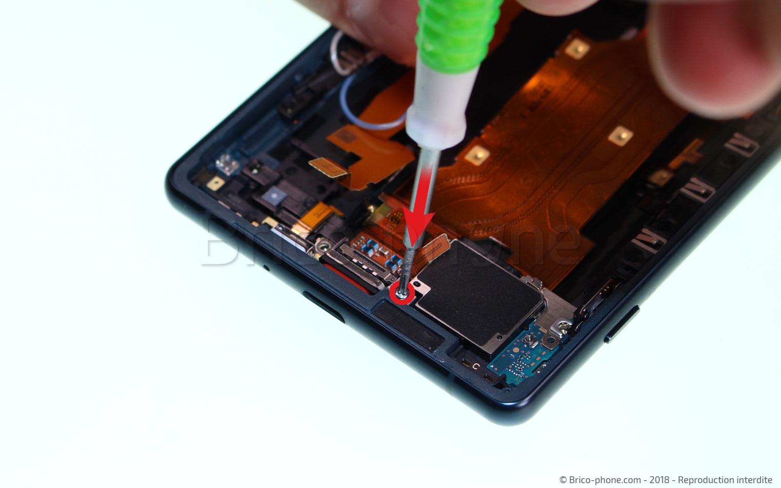 Changement de nappe power / volume sur Xperia XZ2 photo 1