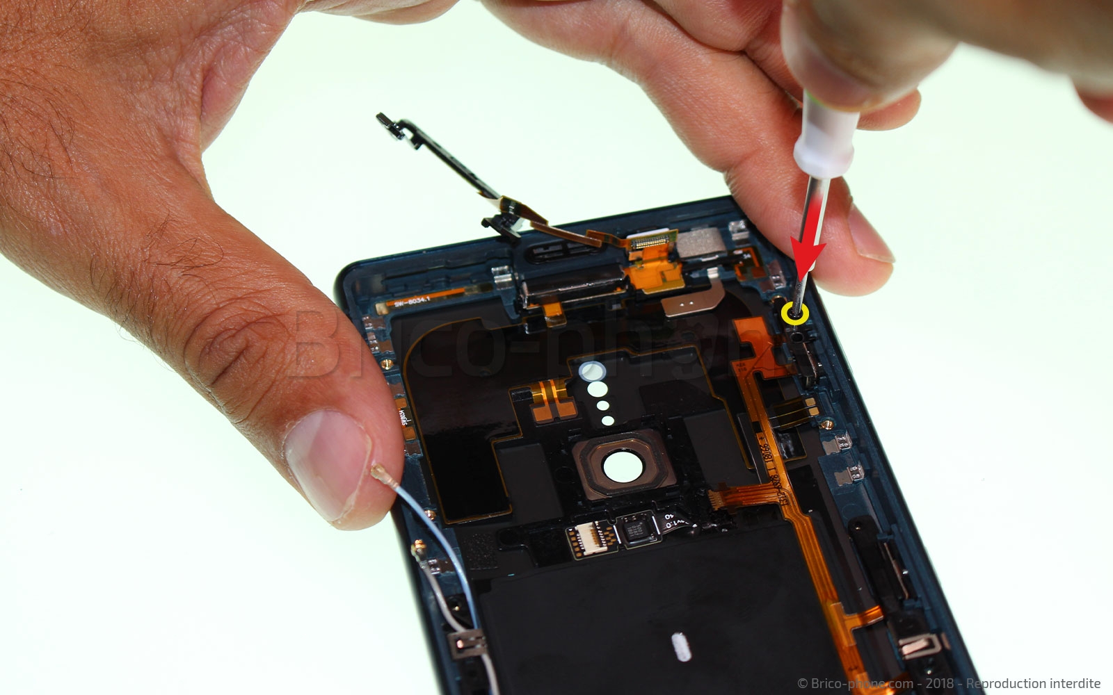 Changement de nappe power / volume sur Xperia XZ2 photo 1