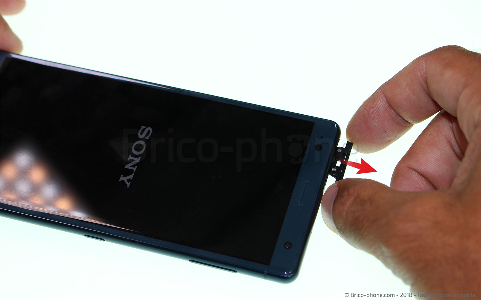 Changement de micro sur Xperia XZ2 photo 2