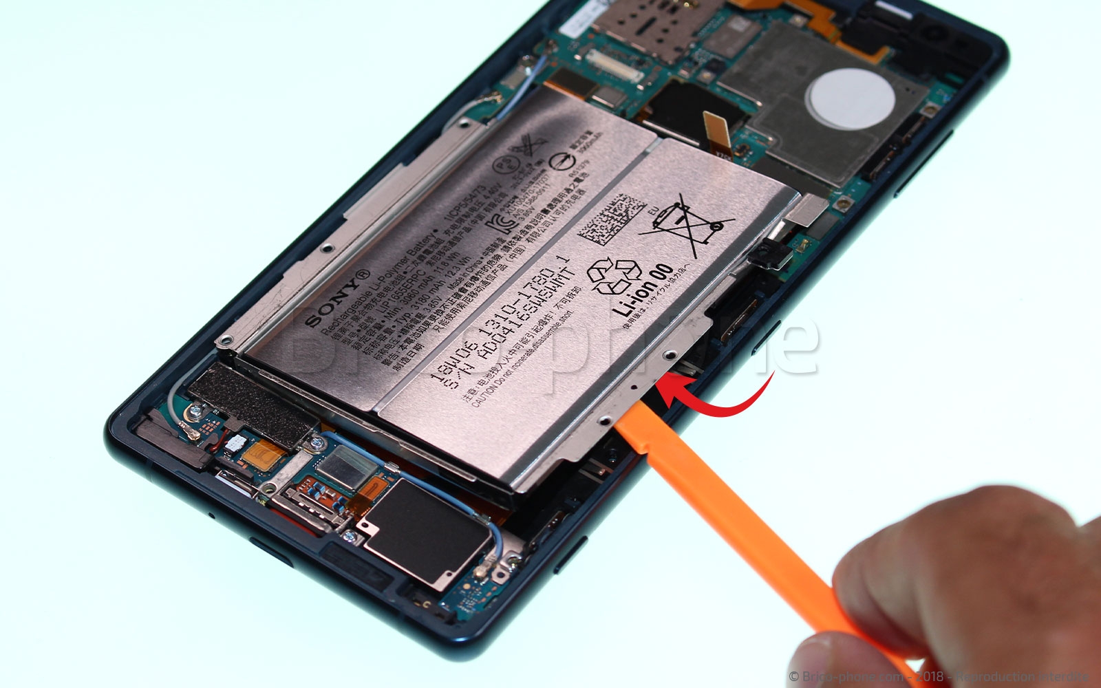 Changement de micro sur Xperia XZ2 photo 2