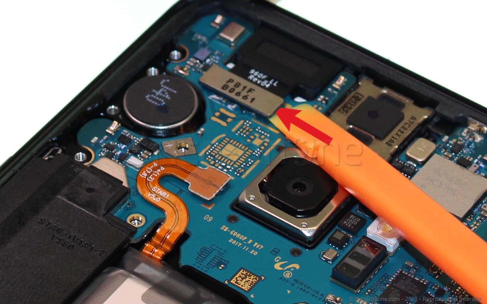 Démontage complet sur Galaxy S9 photo 1