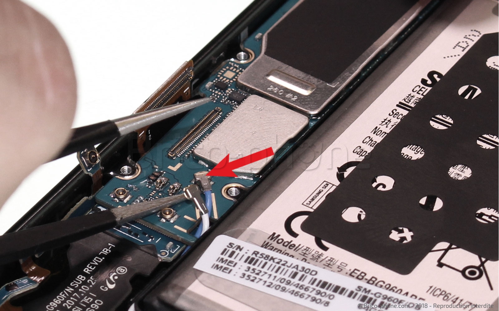 Démontage complet sur Galaxy S9 photo 4