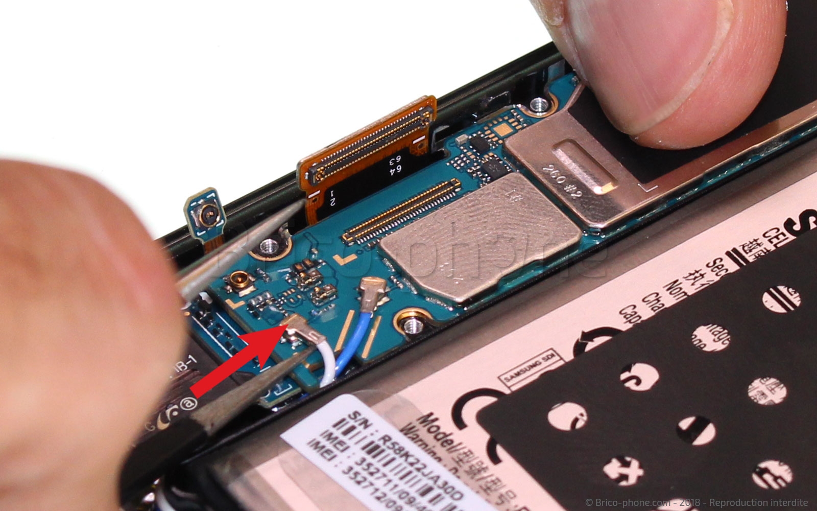 Changement du connecteur de charge sur Galaxy S9 photo 3