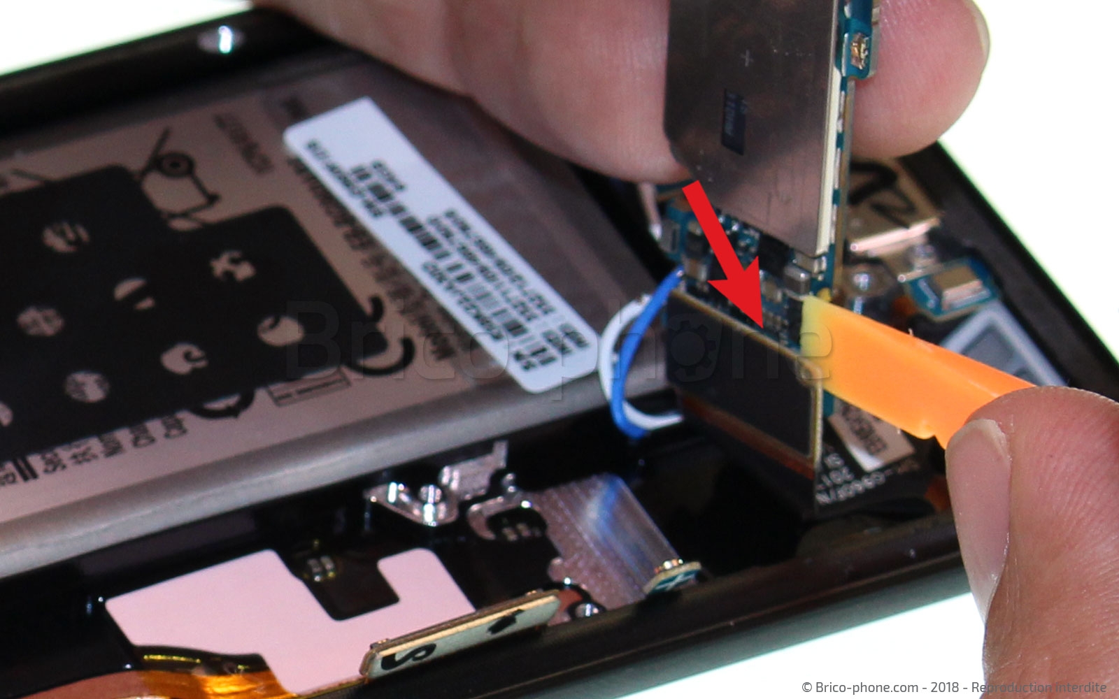 Changement du connecteur de charge sur Galaxy S9 photo 3