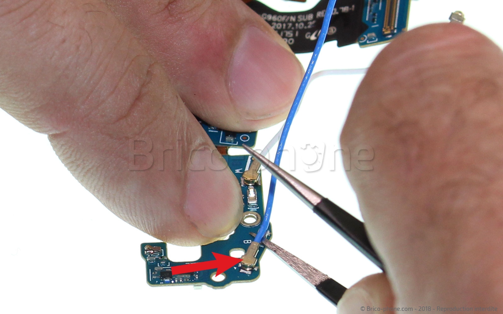 Changement du connecteur de charge sur Galaxy S9 photo 1