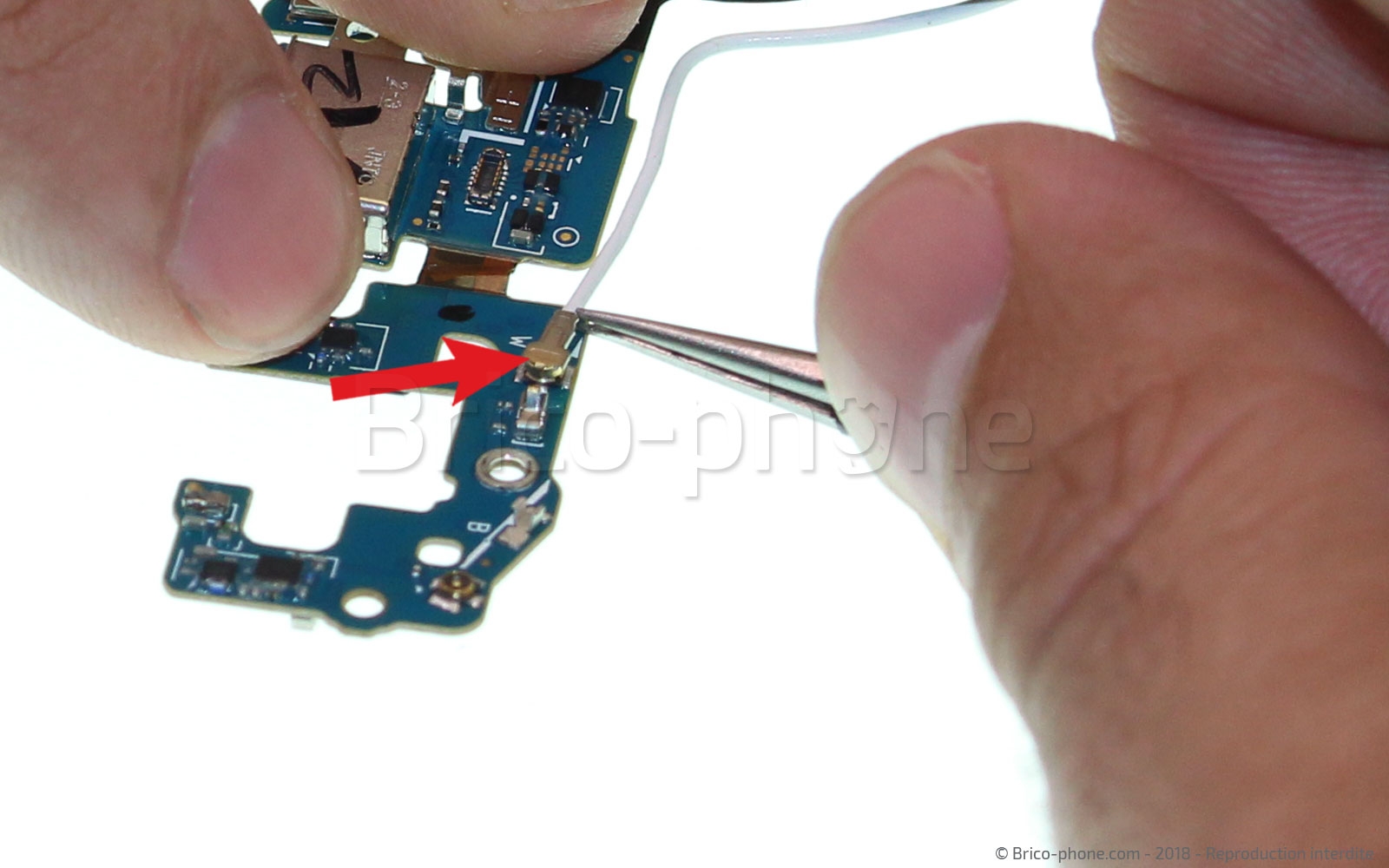 Changement du connecteur de charge sur Galaxy S9 photo 2