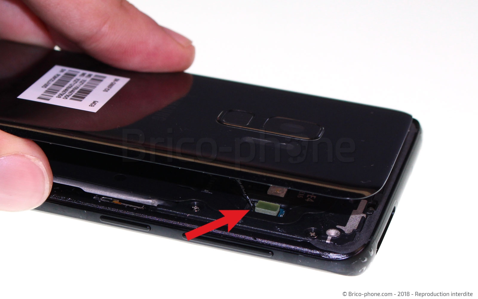 Changement du haut-parleur interne sur Galaxy S9 photo 1