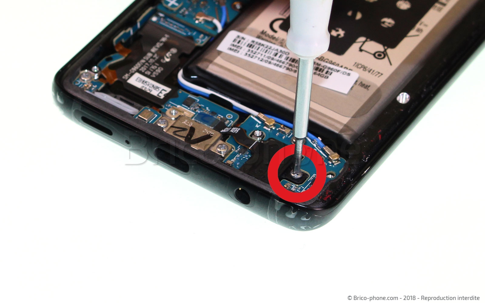 Changement de prise audio Jack sur Galaxy S9 photo 1