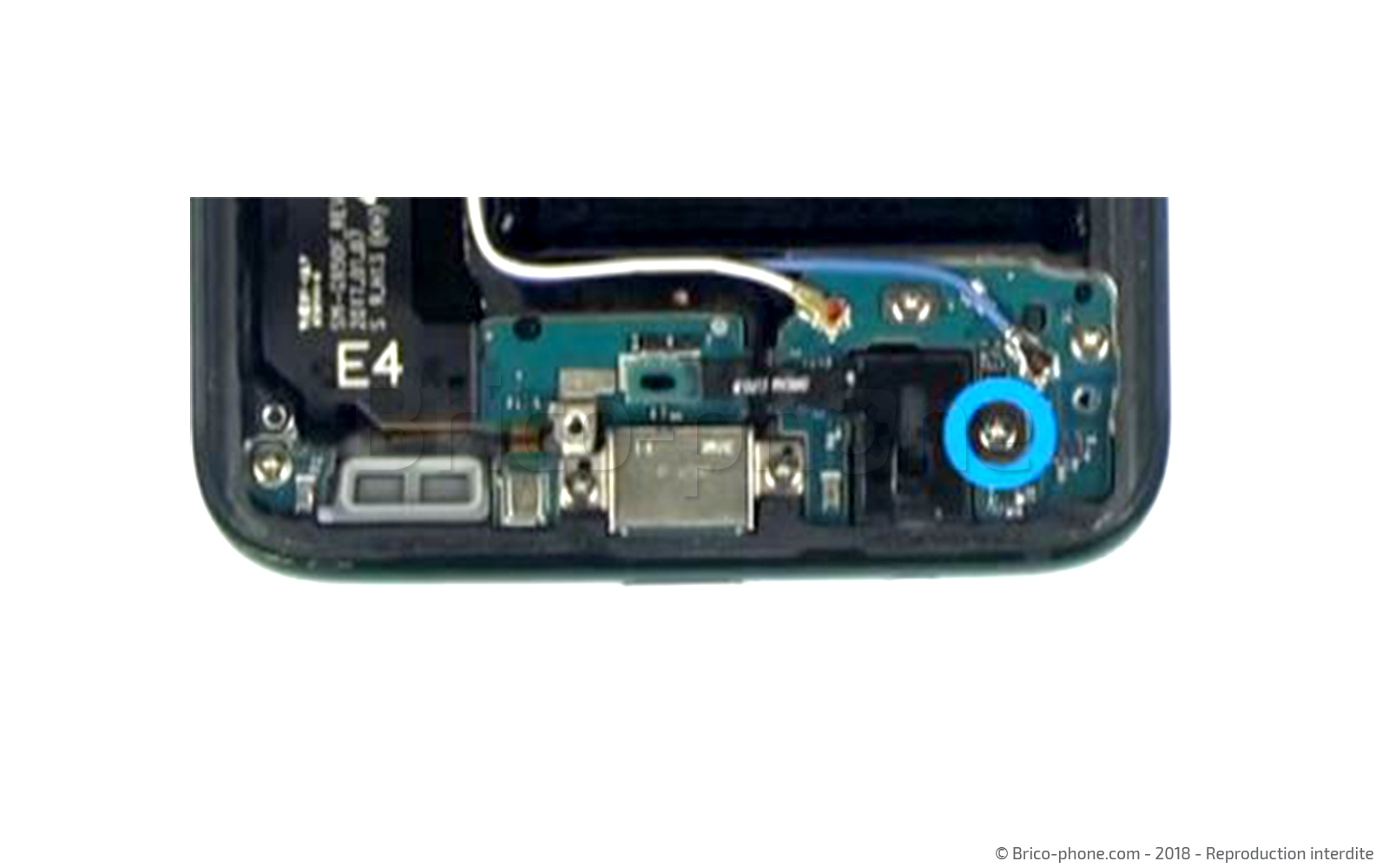Changement du connecteur de charge sur Galaxy S8 photo 1