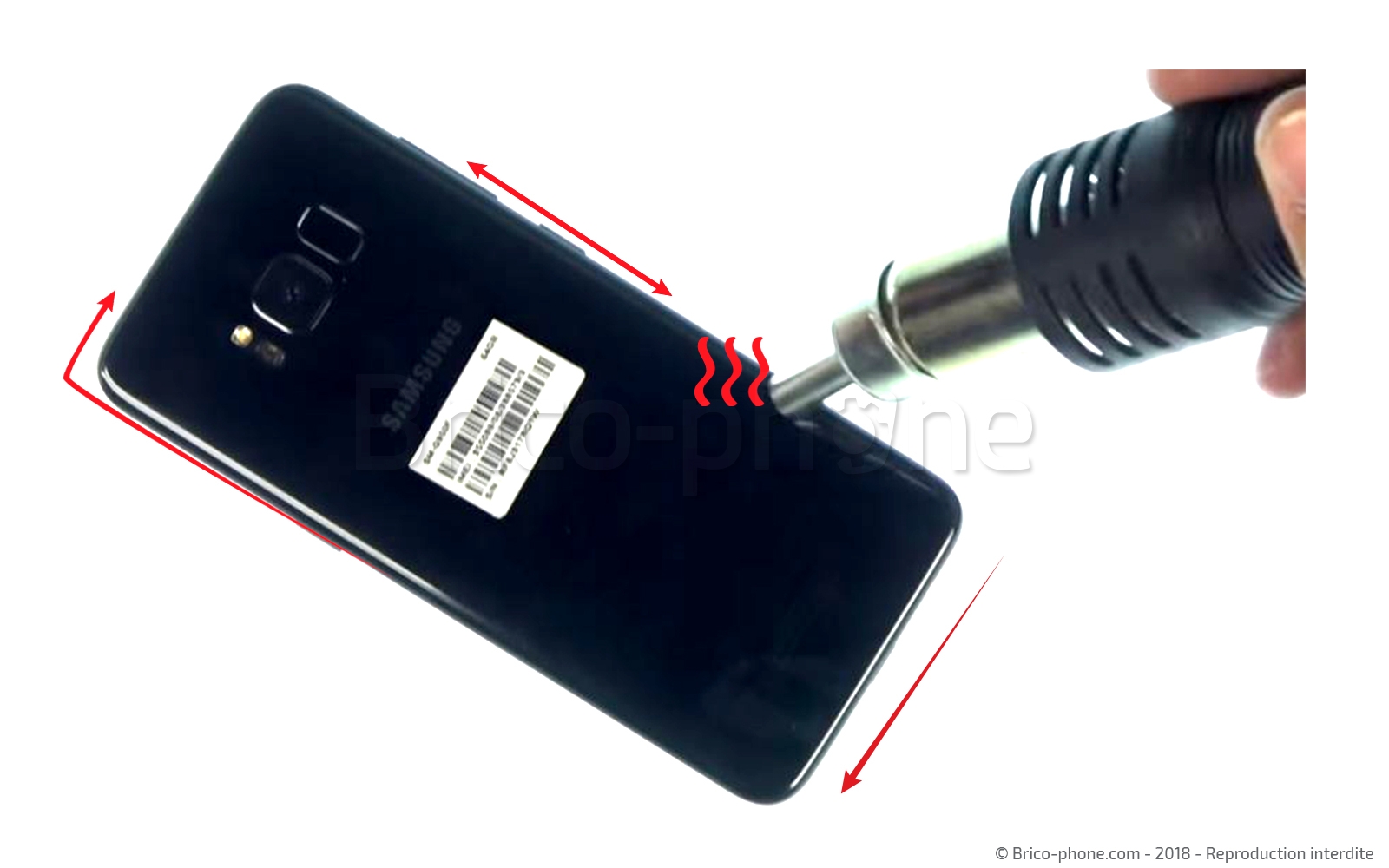 Changement du connecteur de charge sur Galaxy S8 photo 1