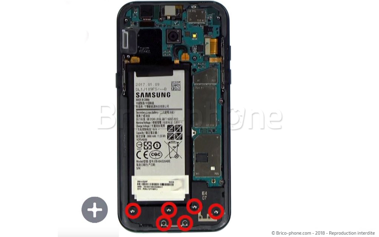 Changement de caméra arrière sur Galaxy A5 2017 photo 1