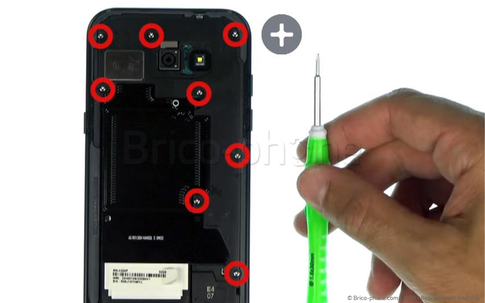 Changement de caméra avant sur Galaxy A5 2017 photo 1