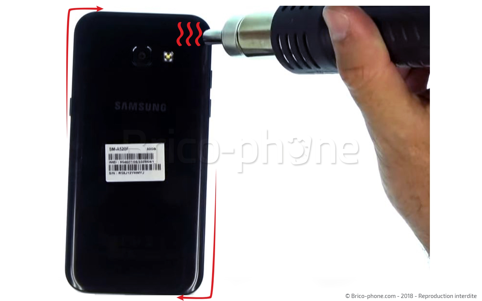 Changement de prise audio jack sur Galaxy A5 2017 photo 1