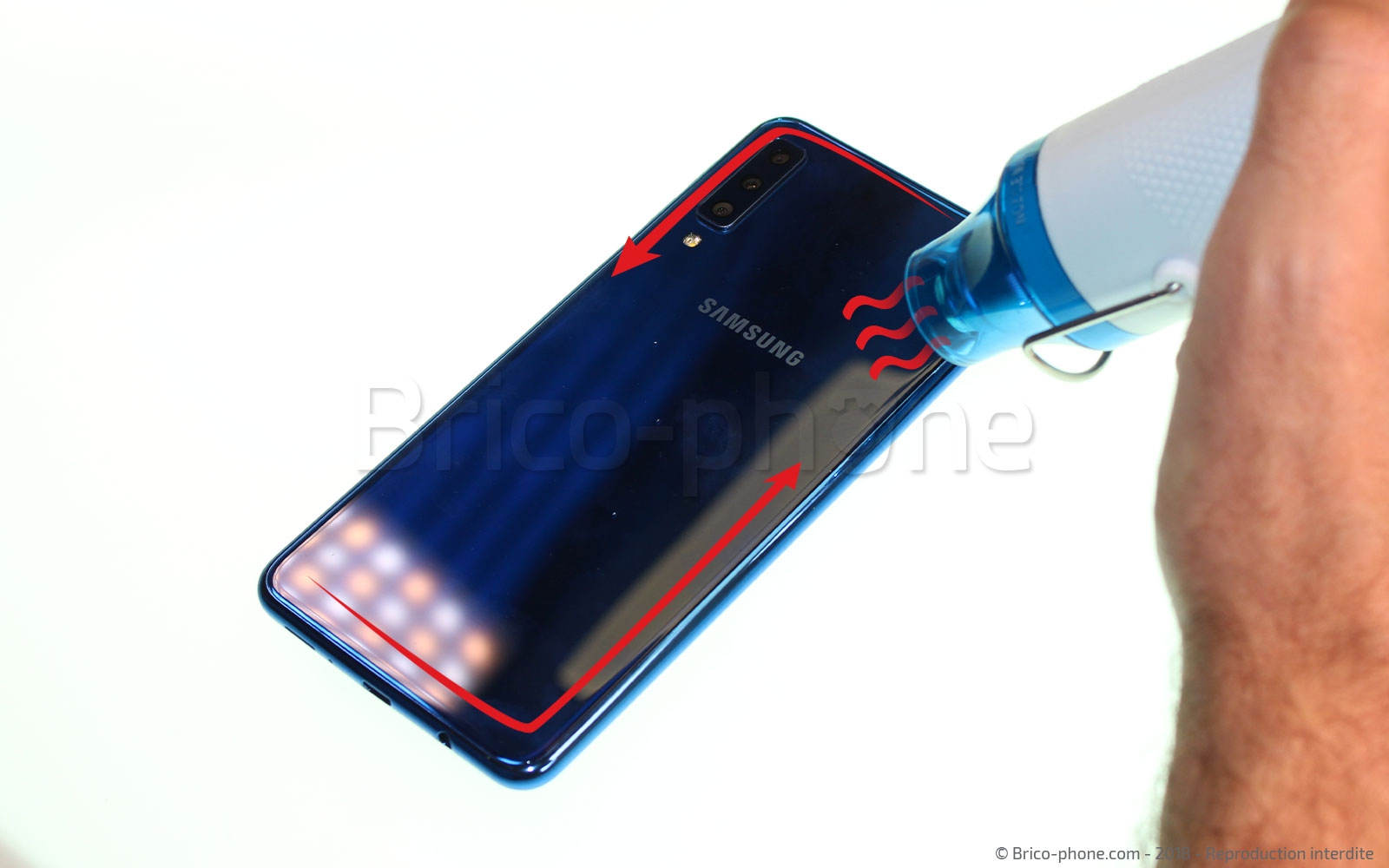 Démontage complet sur Galaxy A7 2018 photo 4