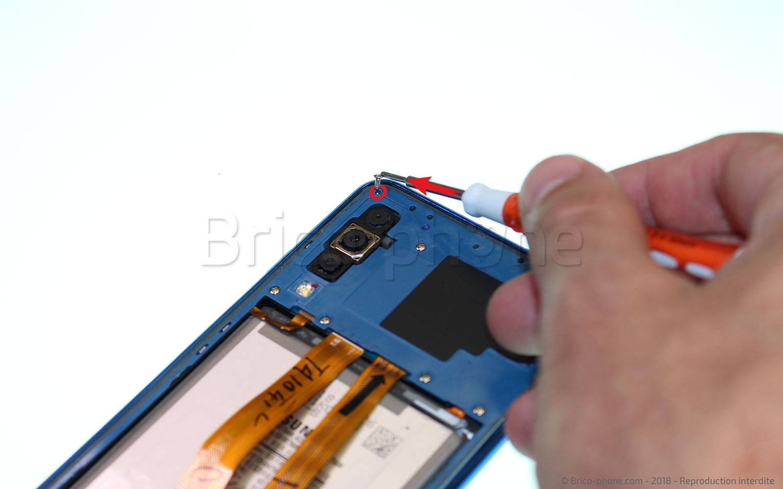 Démontage complet sur Galaxy A7 2018 photo 2