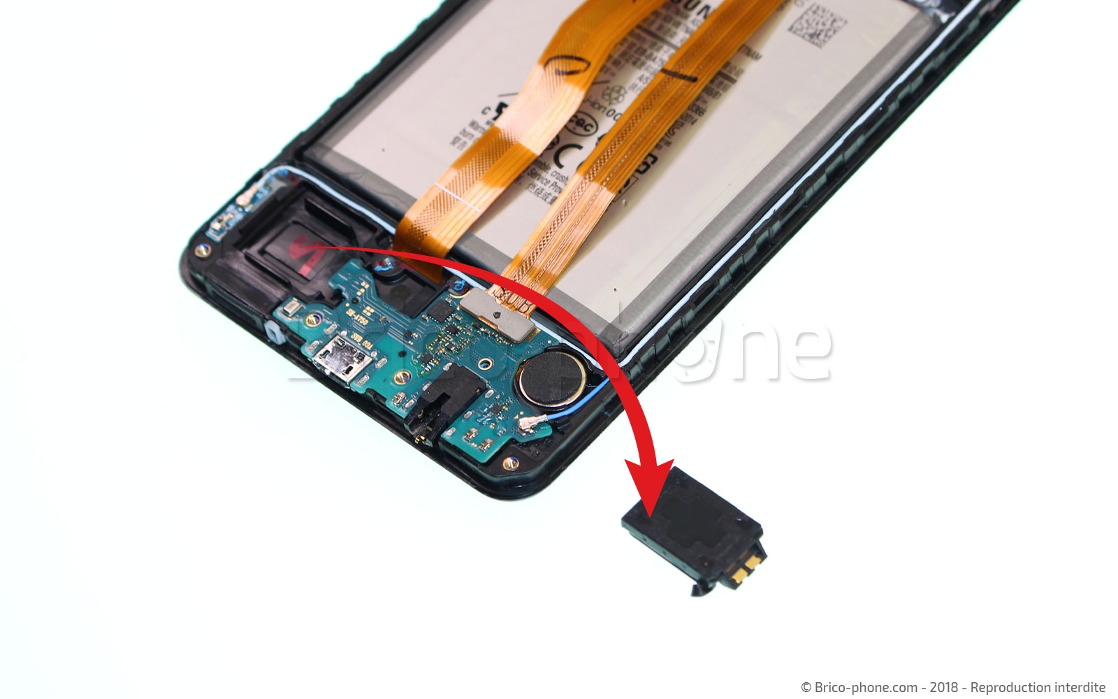 Démontage complet sur Galaxy A7 2018 photo 3