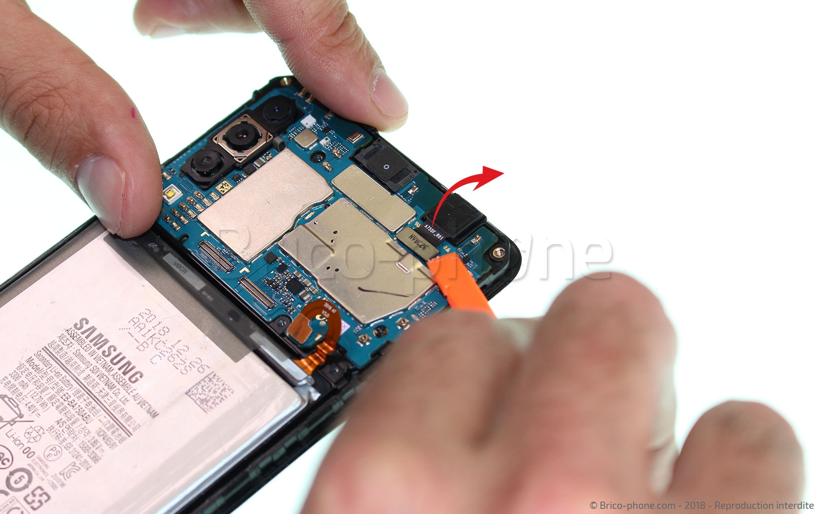 Démontage complet sur Galaxy A7 2018 photo 1