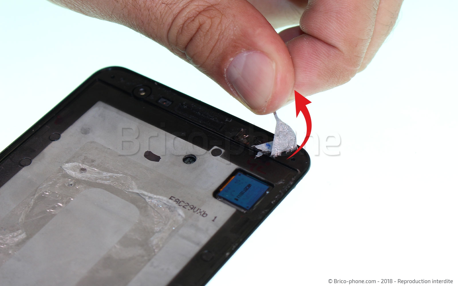 Changement d'écran (vitre + AMOLED)  sur Galaxy A7 2018 photo 1