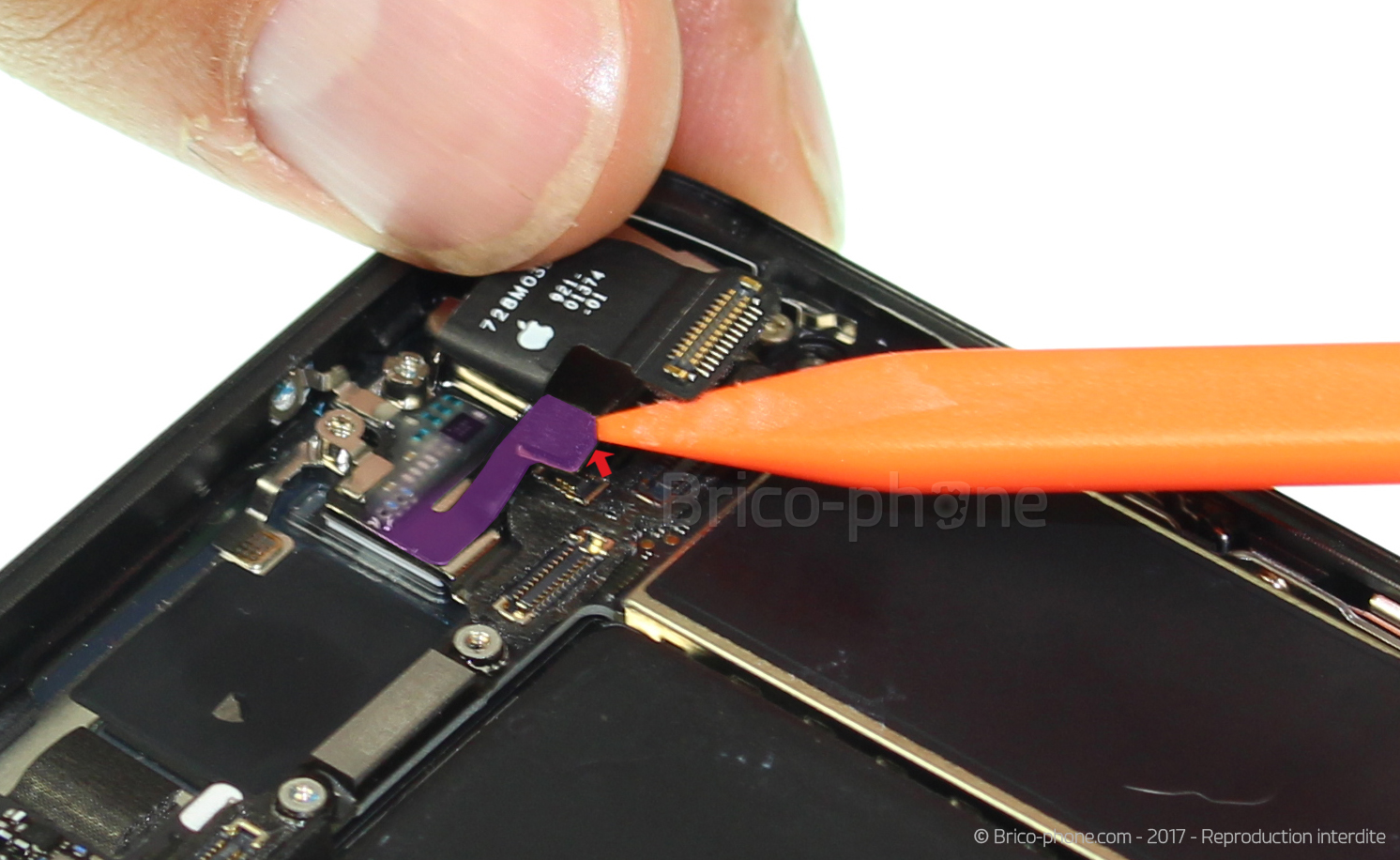 Changement du connecteur de charge sur iPhone 8 photo 4