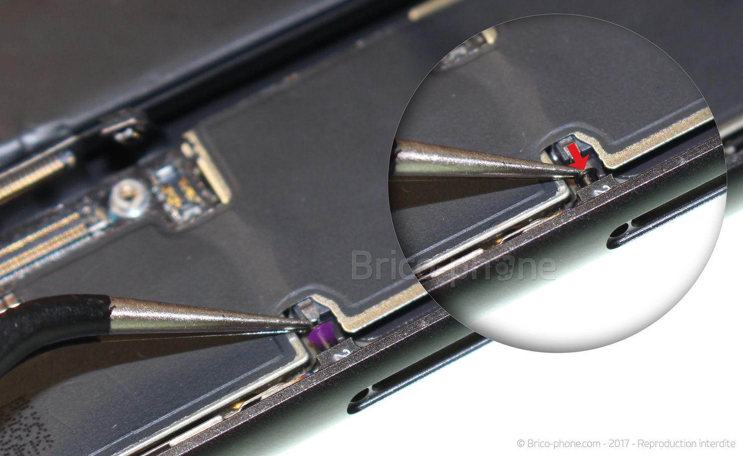 Changement du connecteur de charge sur iPhone 8 photo 2