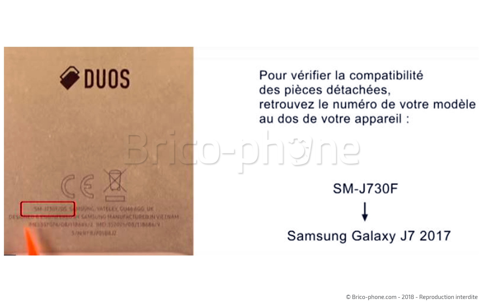 Changement d'écran (vitre+AMOLED sans châssis) sur Galaxy J7 2017 photo 1