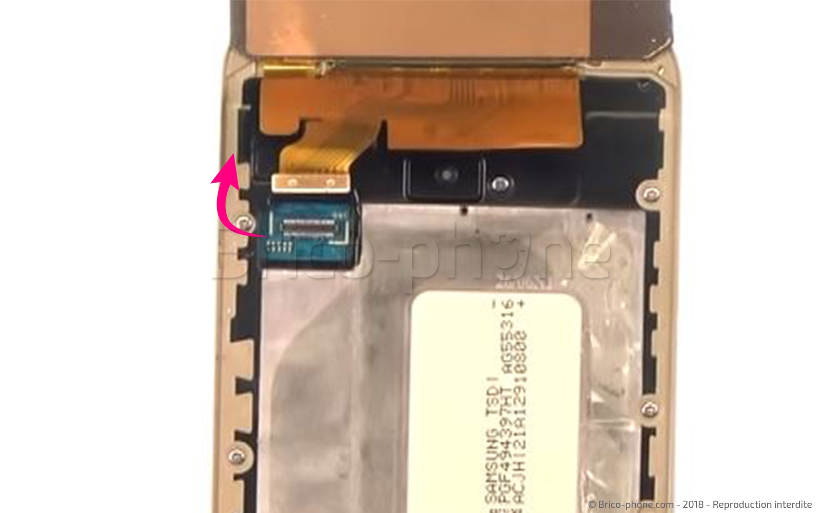 Changement d'écran (vitre+AMOLED sans châssis) sur Galaxy J7 2017 photo 3