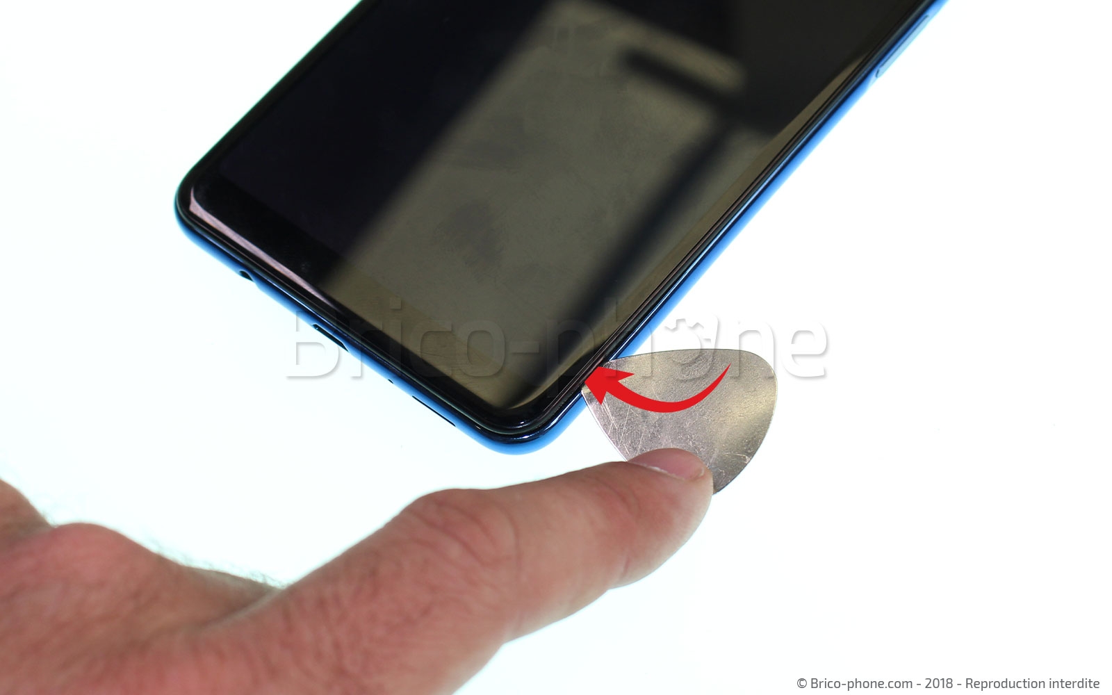 Changement de batterie sur Galaxy A7 2018 photo 1