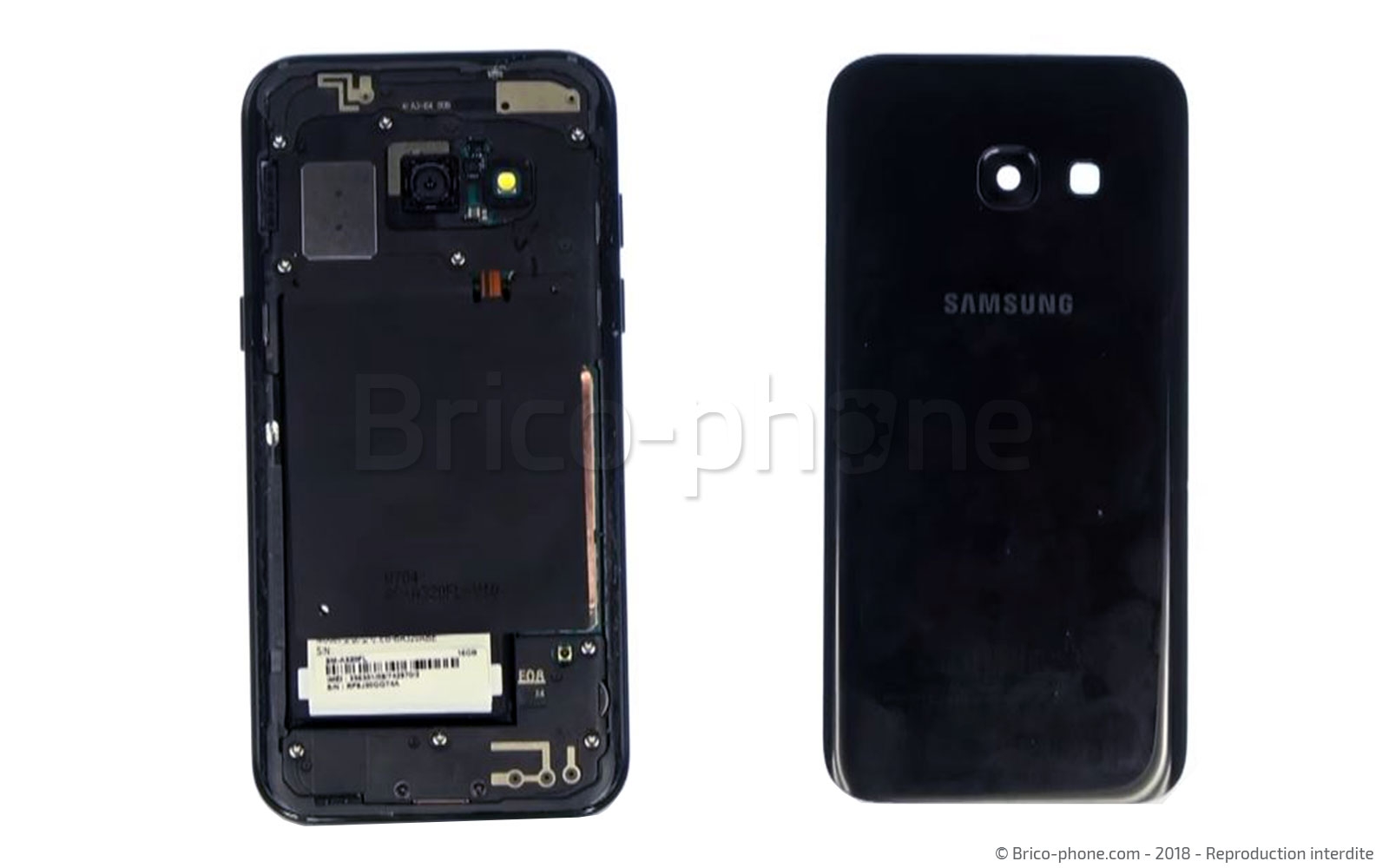 Changement d'écran (vitre+AMOLED) sur Galaxy A3 2017 photo 2