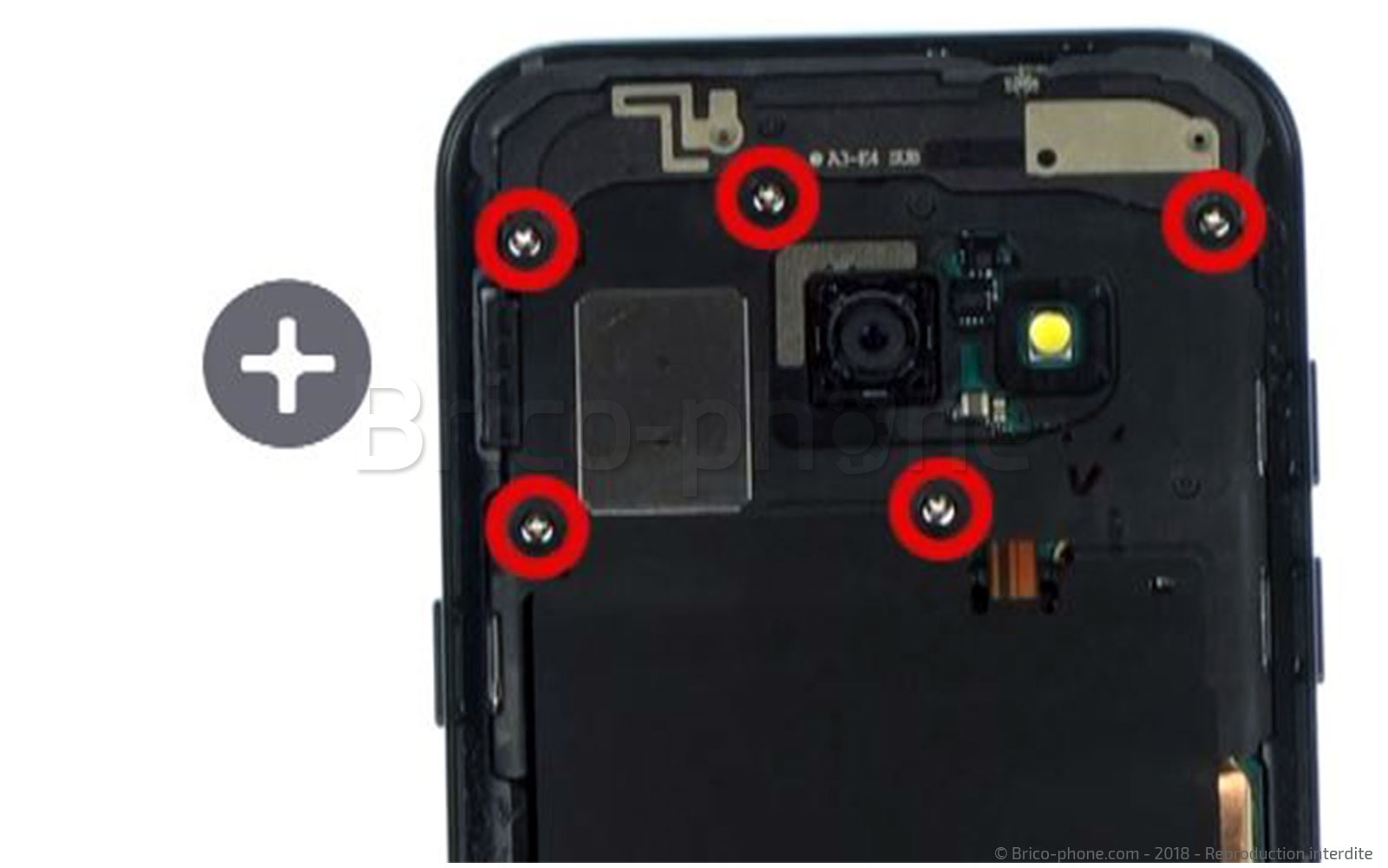 Changement d'écran (vitre+AMOLED) sur Galaxy A3 2017 photo 1