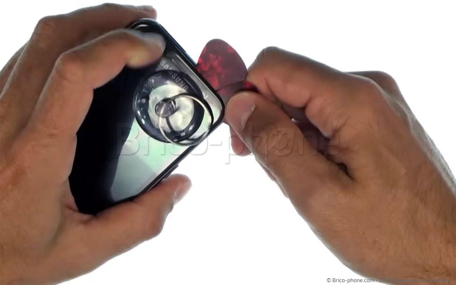 Changement d'écran (vitre+AMOLED) sur Galaxy A3 2017 photo 4