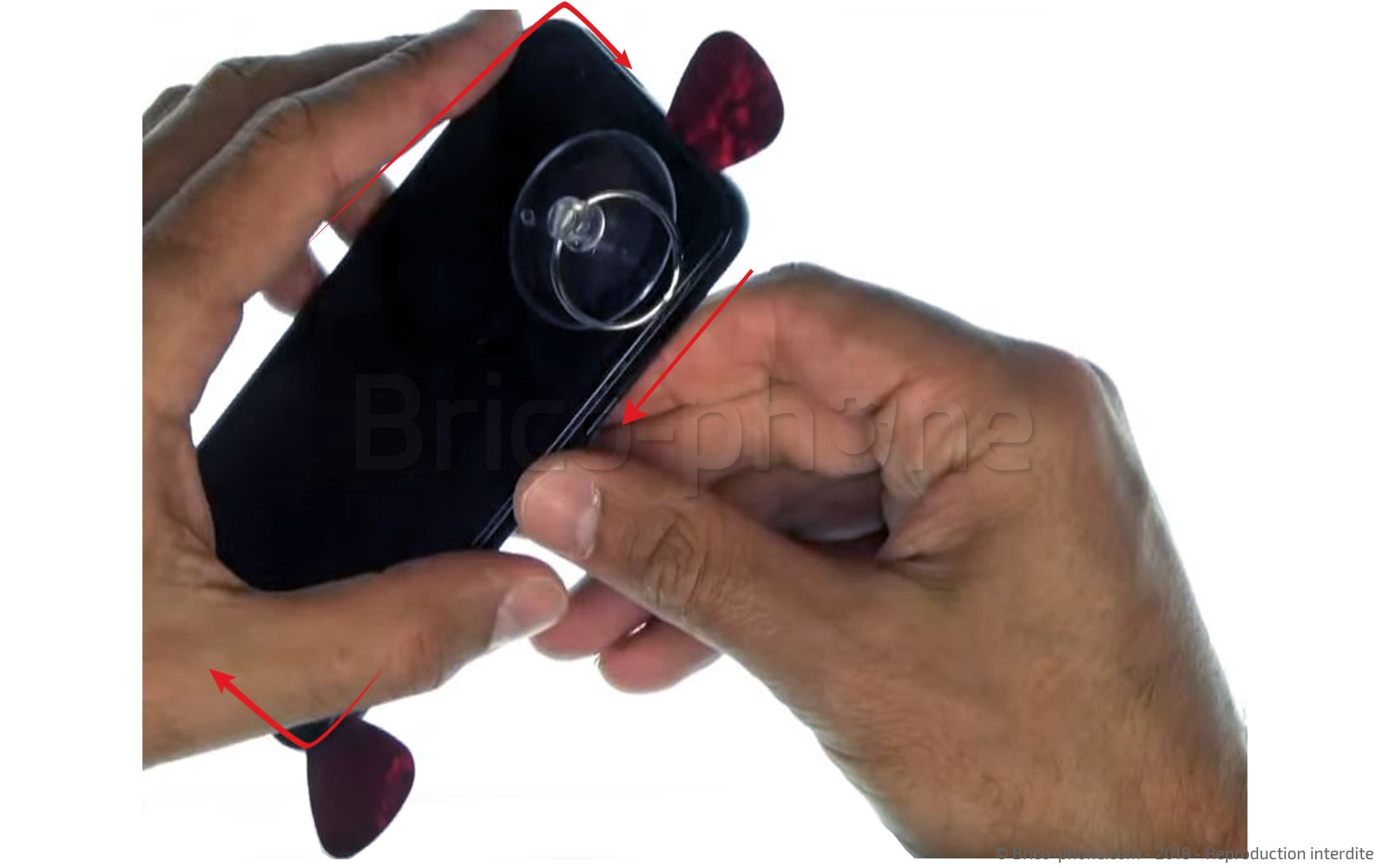 Changement d'écran (vitre+AMOLED) sur Galaxy A3 2017 photo 1