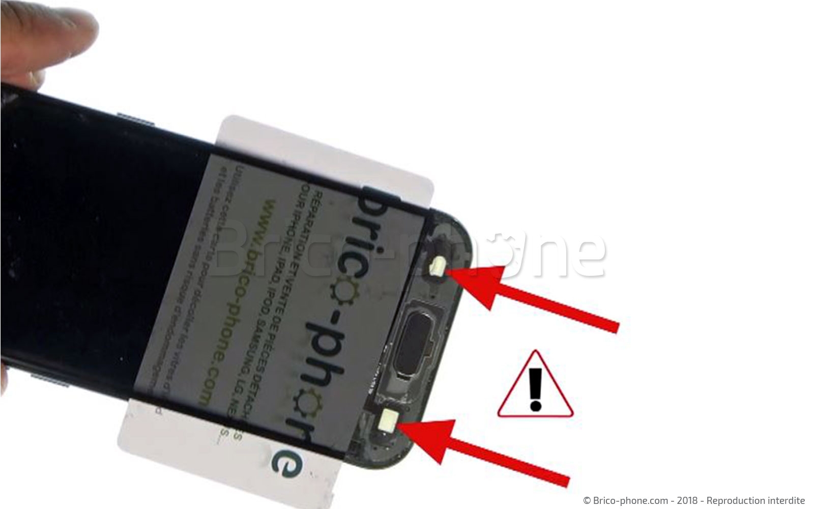 Changement d'écran (vitre+AMOLED) sur Galaxy A3 2017 photo 2