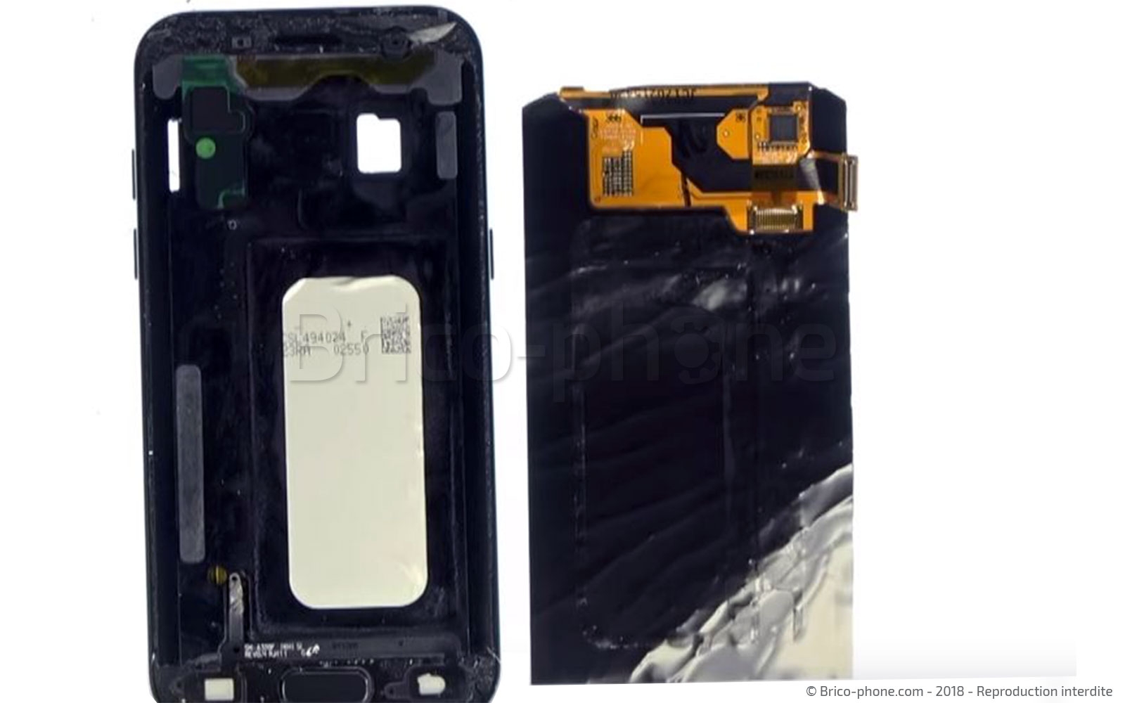 Changement d'écran (vitre+AMOLED) sur Galaxy A3 2017 photo 3