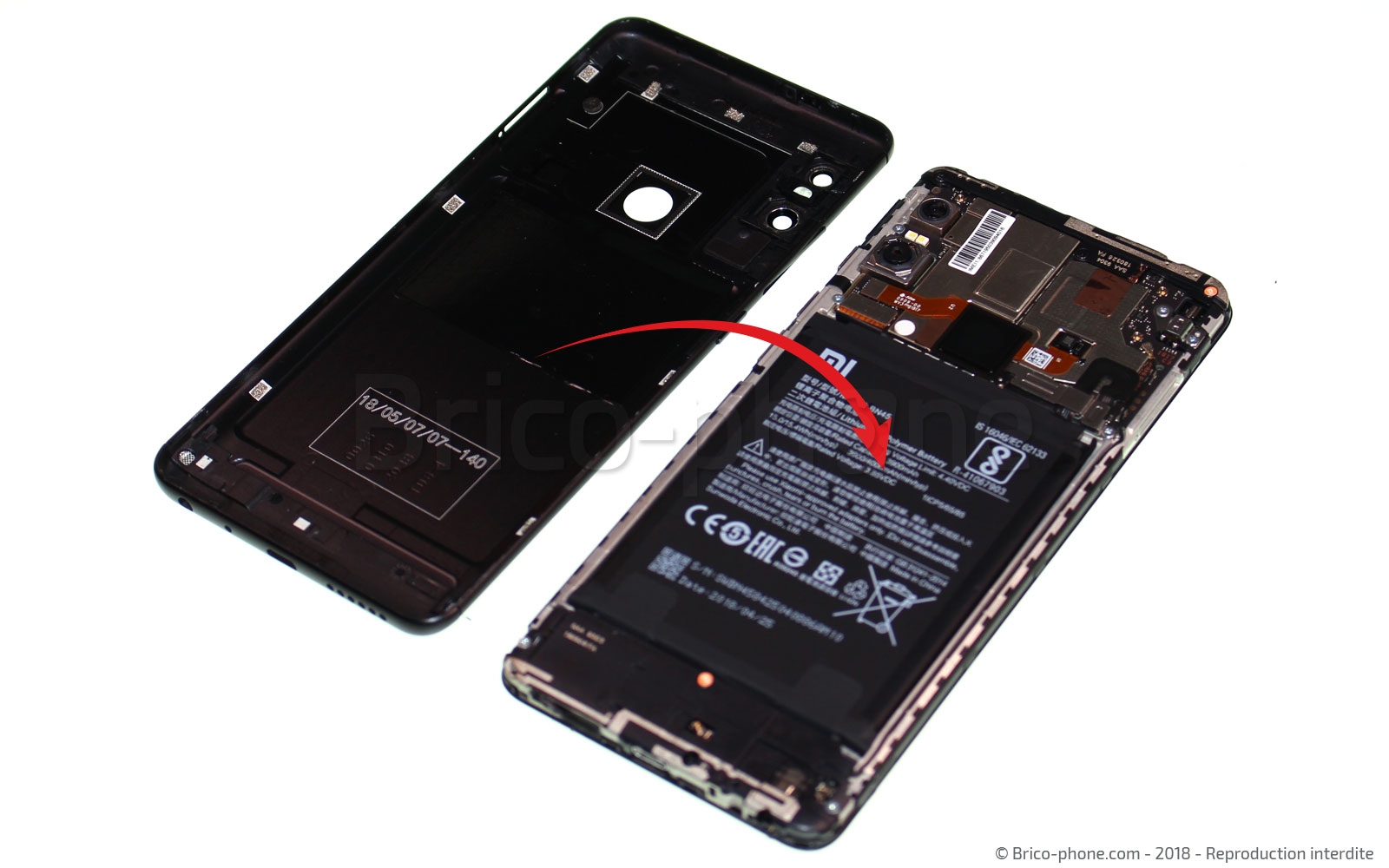 Changement de connecteur de charge sur Redmi Note 5 photo 2