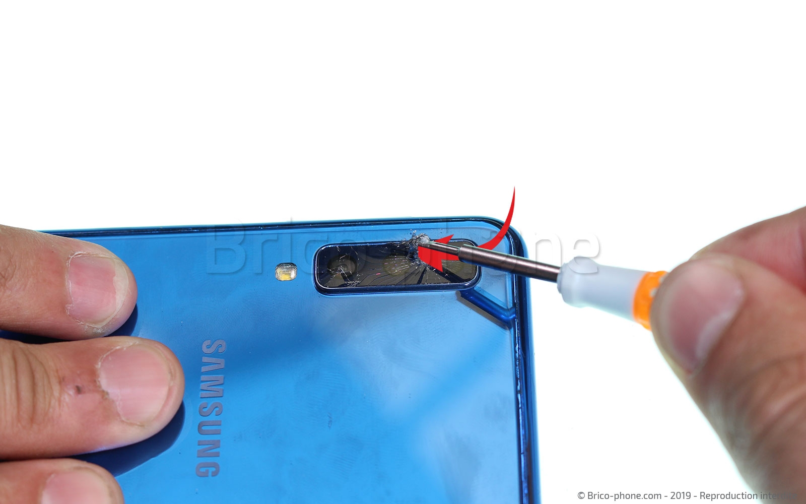 Tutoriel générique pour le remplacement d'une lentille de caméra arrière photo 1