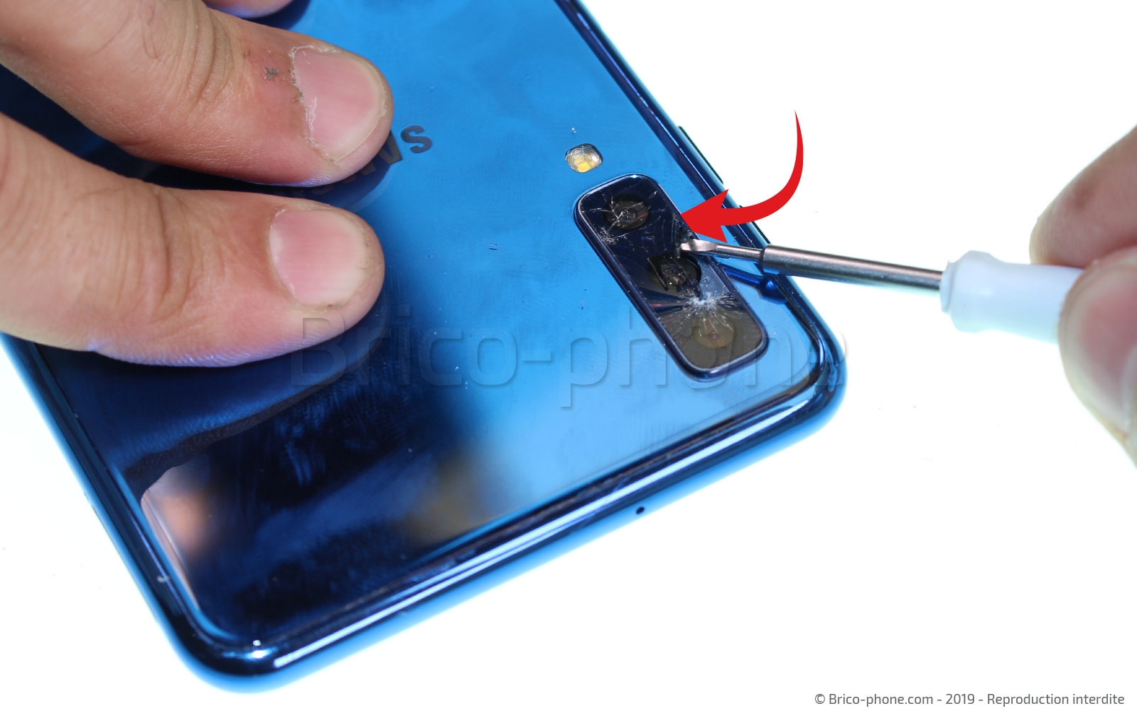 Tutoriel générique pour le remplacement d'une lentille de caméra arrière photo 2