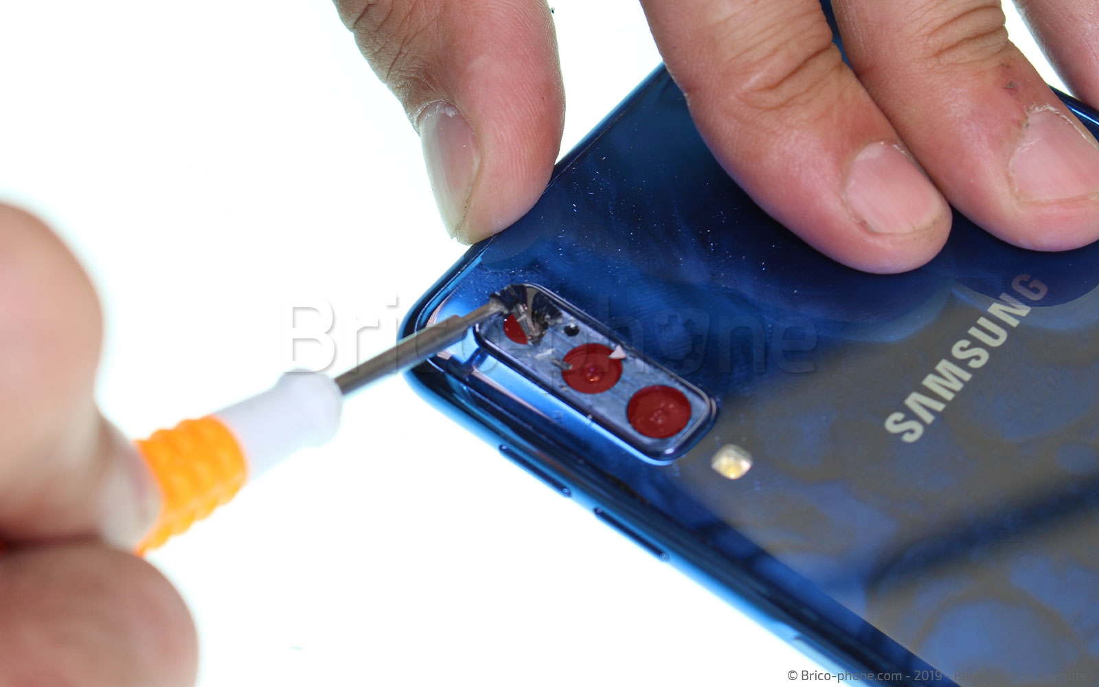 Tutoriel générique pour le remplacement d'une lentille de caméra arrière photo 4