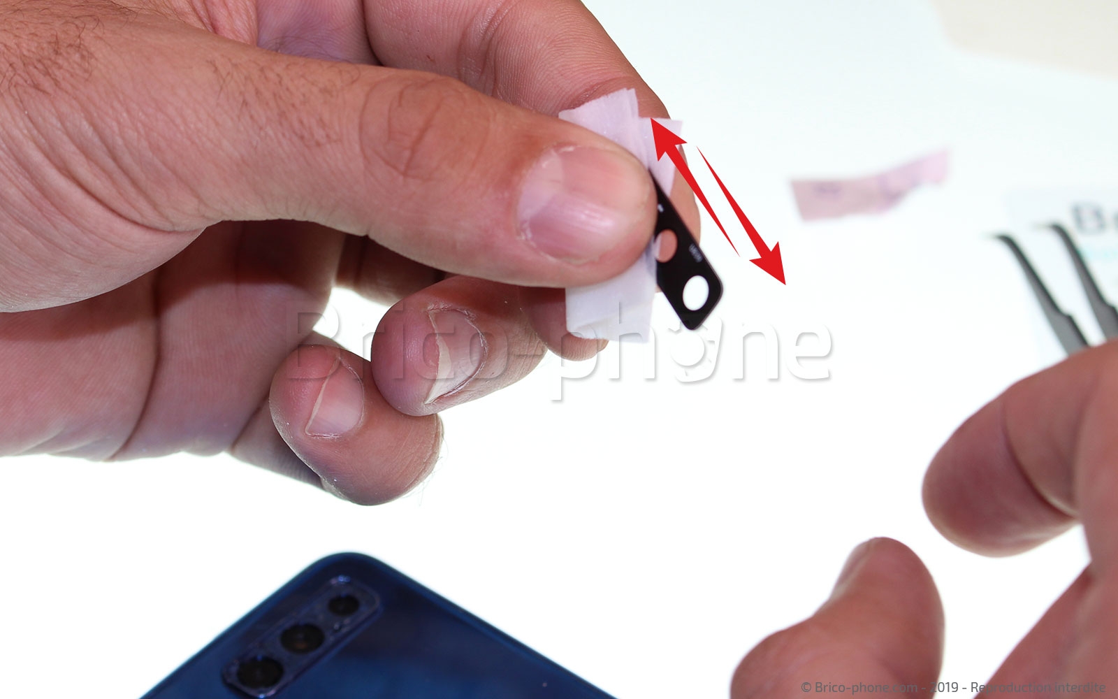 Tutoriel générique pour le remplacement d'une lentille de caméra arrière photo 2