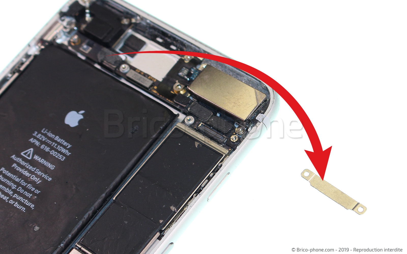 Changement du connecteur de charge sur iPhone 7 Plus photo 3