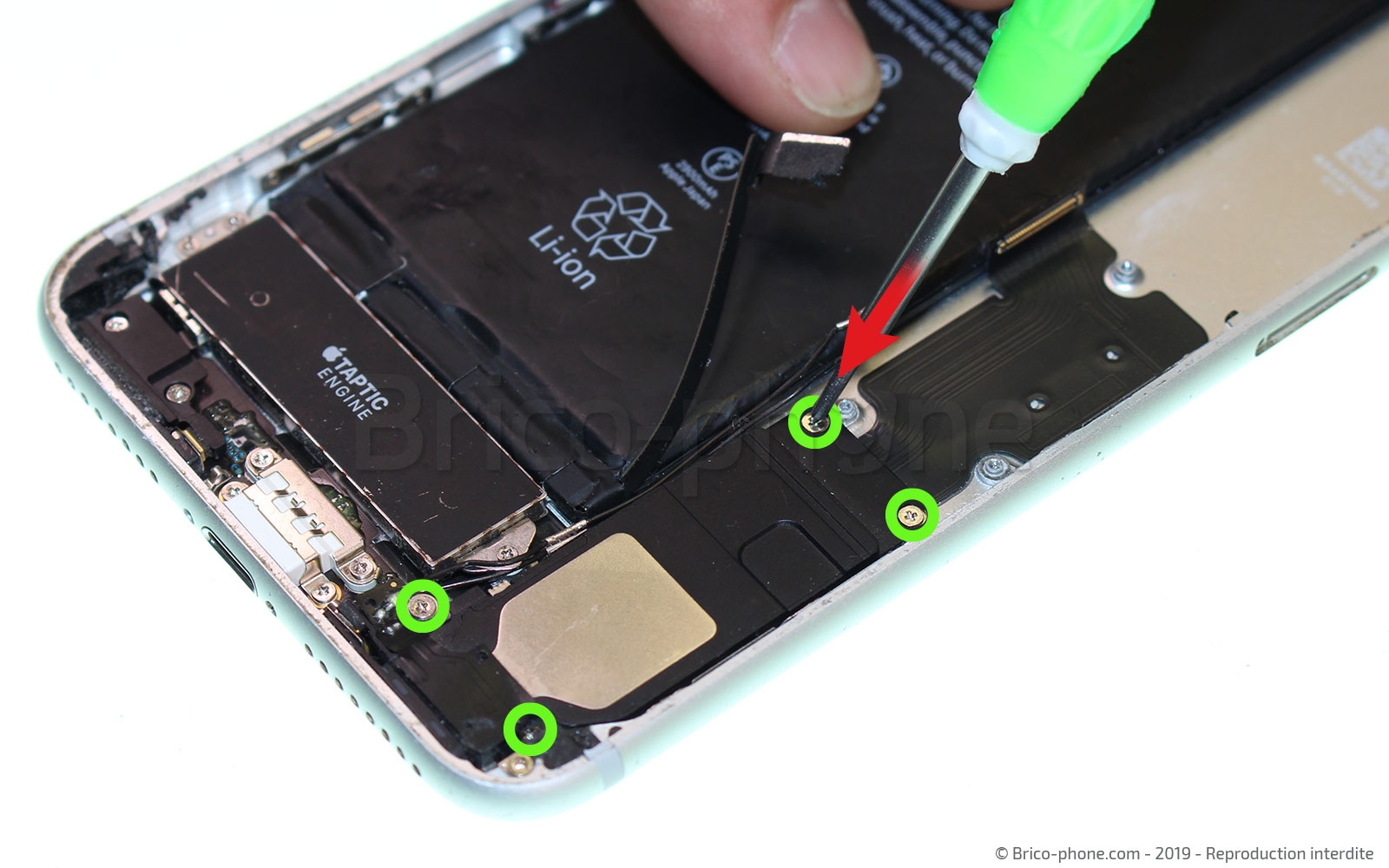 Changement du connecteur de charge sur iPhone 7 Plus photo 1