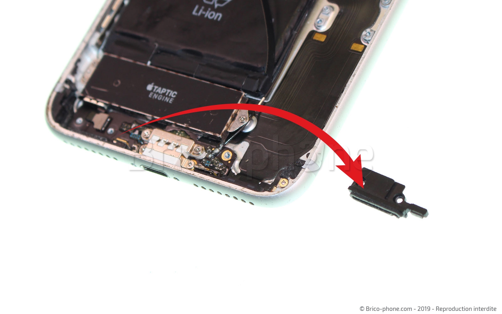 Changement du connecteur de charge sur iPhone 7 Plus photo 2