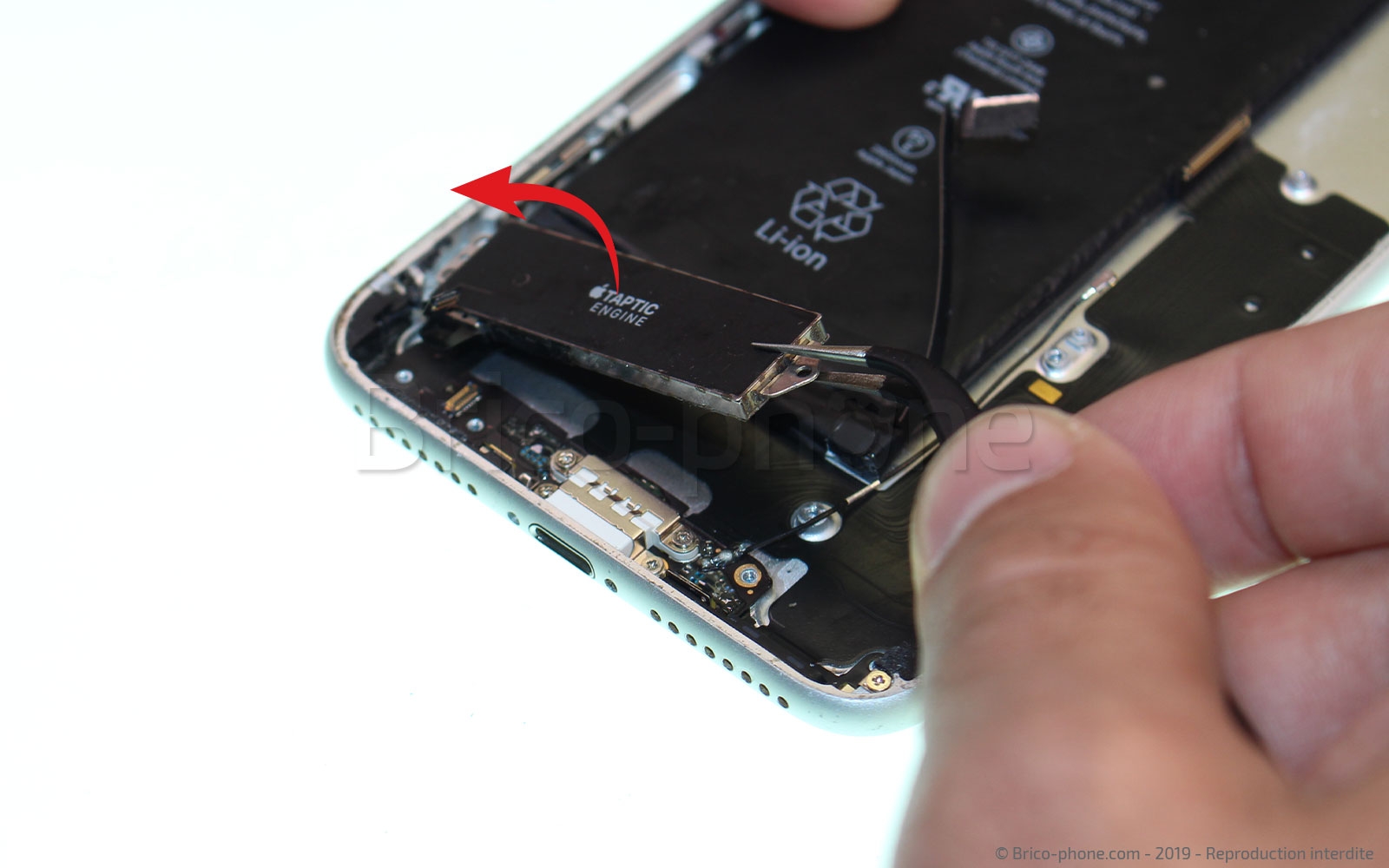 Changement du connecteur de charge sur iPhone 7 Plus photo 3