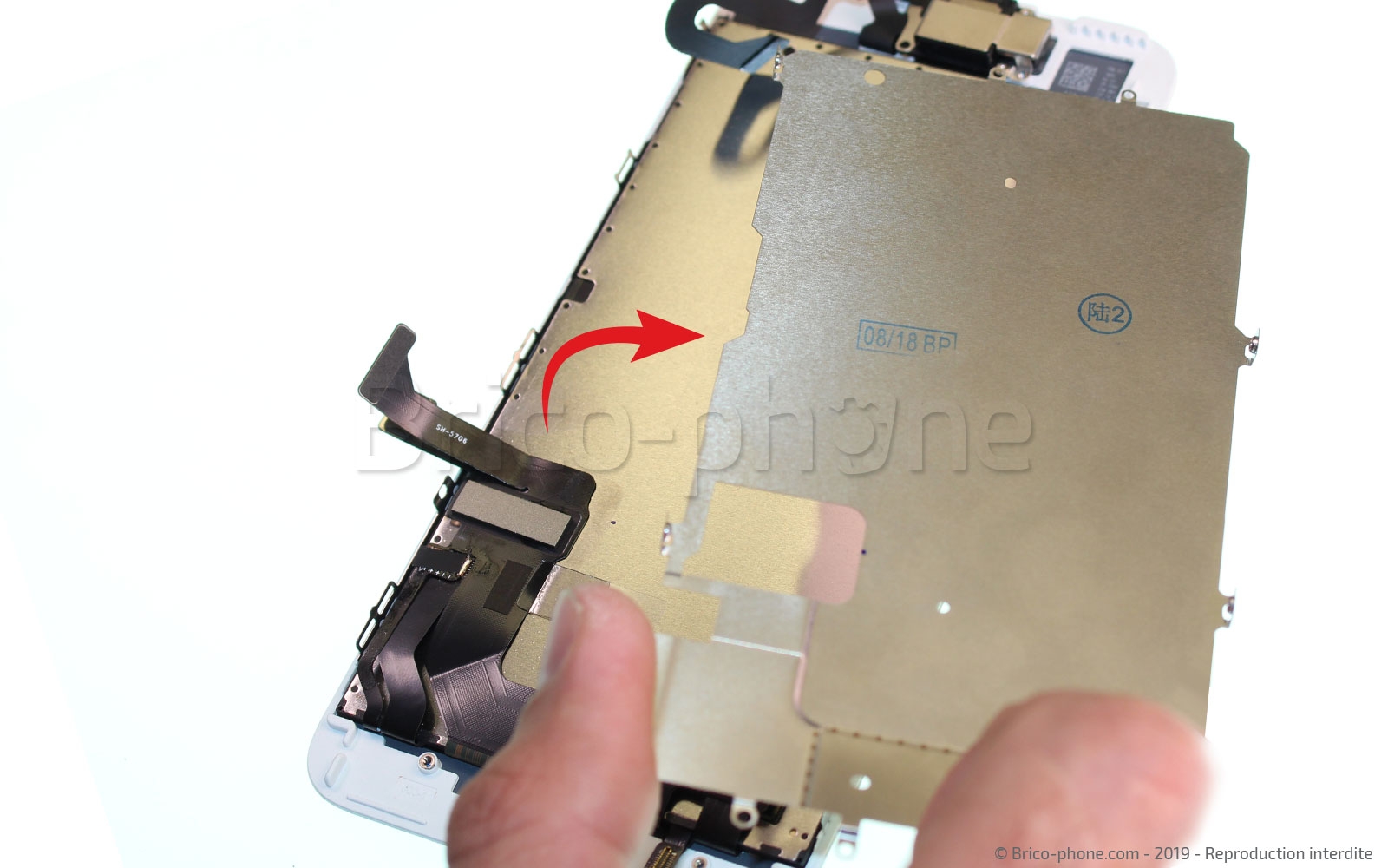 Changement d'écran (vitre+LCD) sans éléments prémontés sur iPhone 7 Plus photo 1