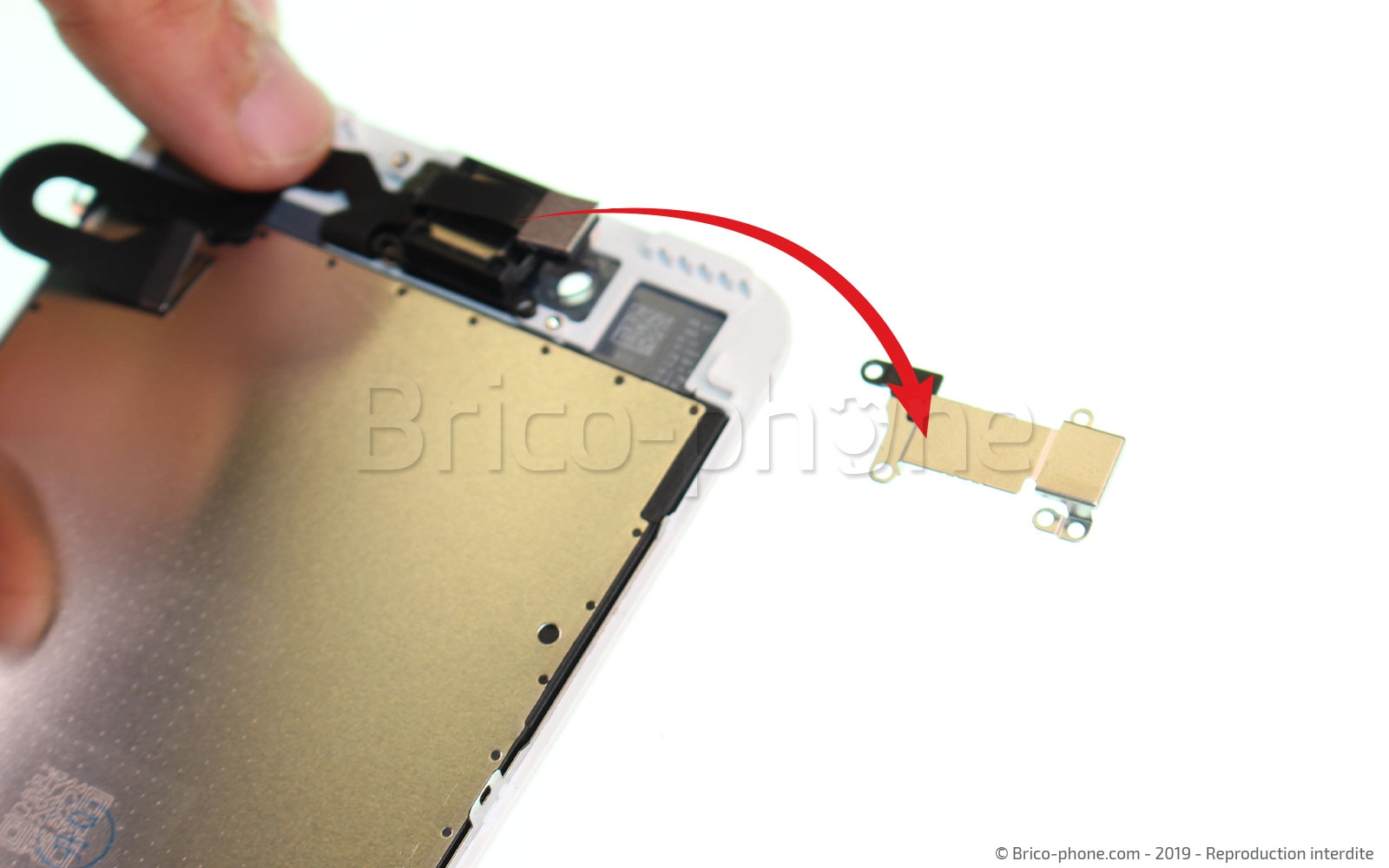 Changement d'écran (vitre+LCD) sans éléments prémontés sur iPhone 7 Plus photo 2