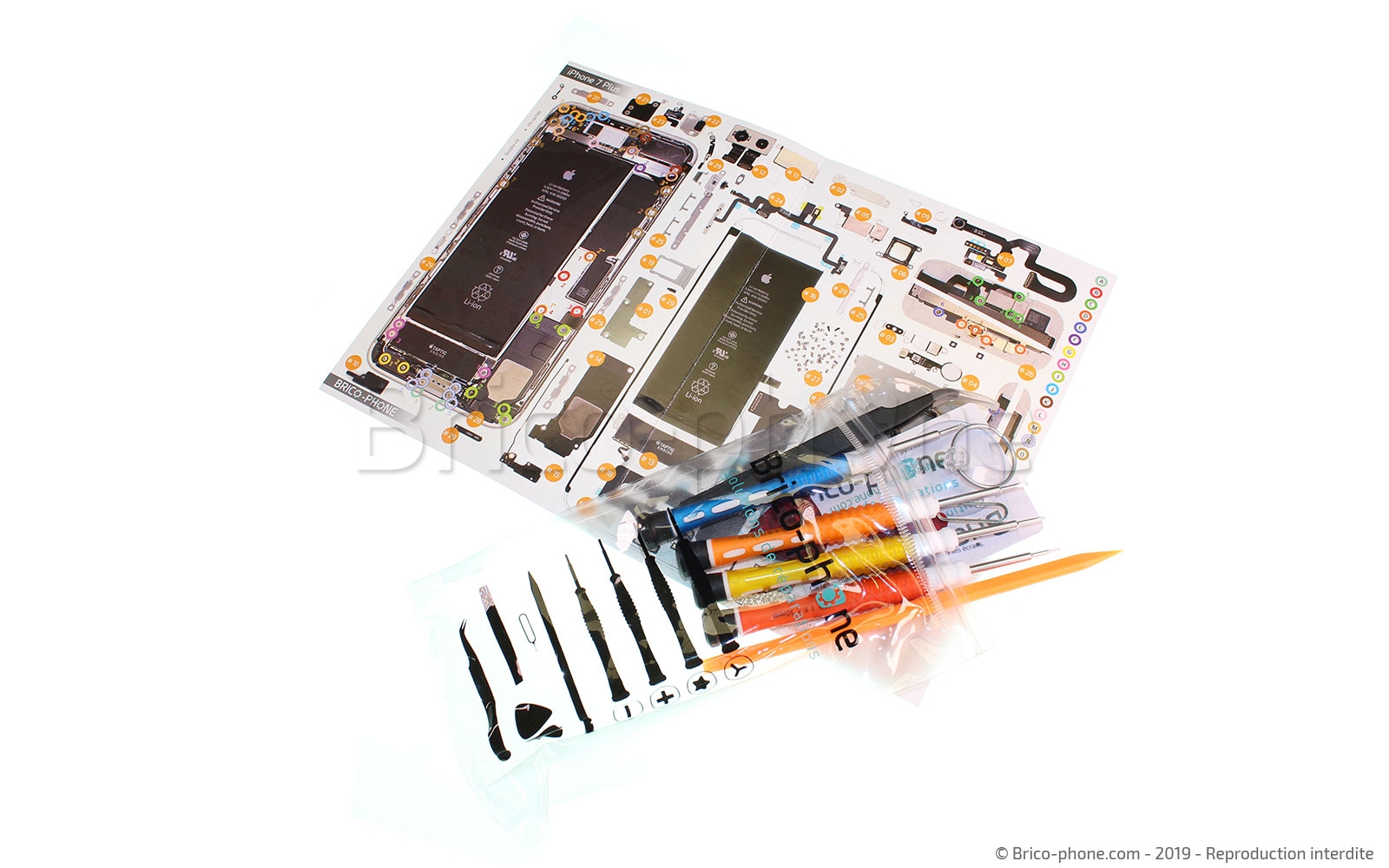 Changement d'écran (vitre+LCD) sans éléments prémontés sur iPhone 7 Plus photo 1