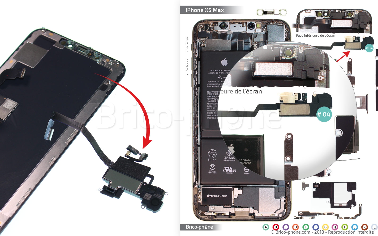 Démontage complet sur iPhone XS Max photo 3