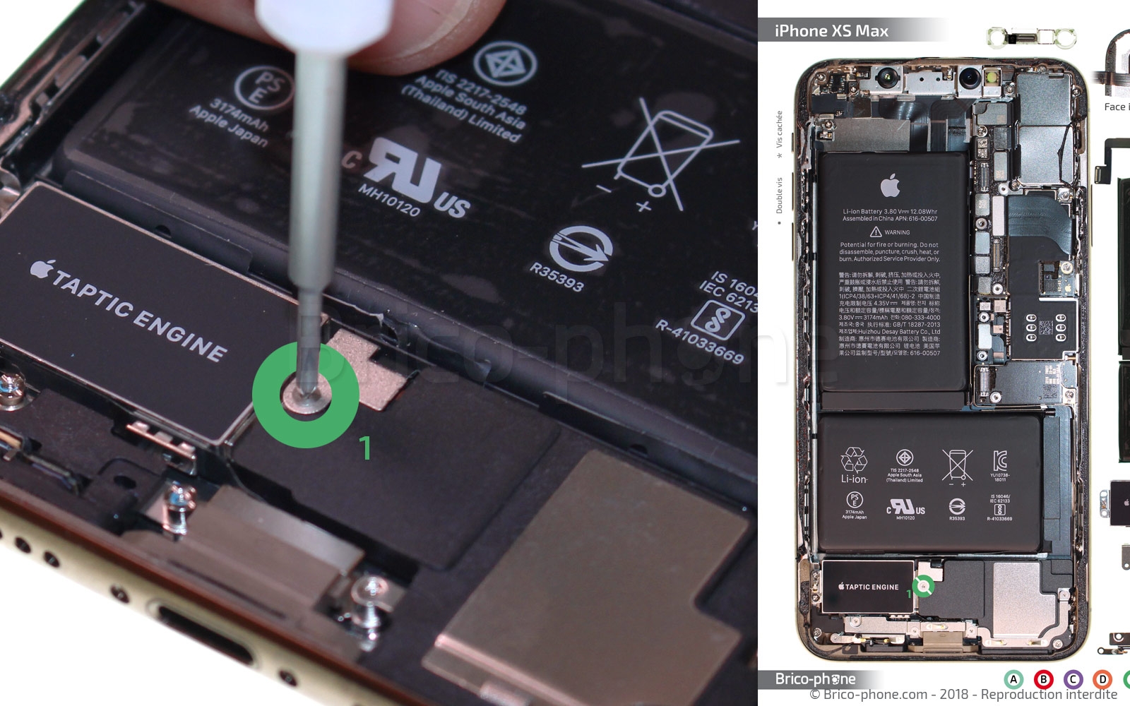 Démontage complet sur iPhone XS Max photo 1